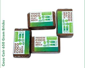 Exportador líder de mezcla de macetas a granel de calidad superior Coir Pith Coco Coir 650 gramos ladrillos para horticultura Floricultura - Product Image 3