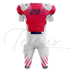 Uniforme de Fútbol Americano TELLUS APPAREL al por Mayor, Pantalón Corto 100% Poliéster, Impresión Digital Personalizada con Nombre del Equipo, Servicio OEM - Product Image 5