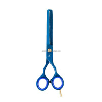 Tijeras de Peluquería Profesionales Japonesas de Acero Inoxidable, Hoja Afilada, Ligeras, 28 Dientes, Mango Largo, para Diestros, de Gervet