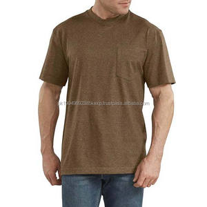 Short Sleeve <b>With</b> <b>Pocket</b> <b>Men's</b> Clothing Plus Size <b>Men</b> <b>Shirts</b> High Quality Cotton Breathable Summer Crewneck Slim Fit <b>Men</b> T <b>Shirt</b> - Product Image 1