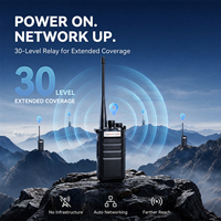 Radios bidirectionnelles Mesh Lora haute puissance, talkie-walkie analogique avec relais automatique pour étendre la couverture et la communication longue portée dans les bâtiments
