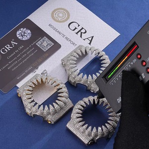 นาฬิกาข้อมือดิจิตอล GA2100 รุ่นพิเศษธีมไอซ์บลู หนา 5 มม. กระจกแซฟไฟร์  โทนสีเย็น สไตล์สตรีทแฟชั่น  ประดับโมอิสซาไนต์ สำหรับผู้ชาย - Product Image 1