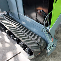Retourneur de compost hydraulique sur chenilles autopropulsé pour la production d'engrais organique à partir de fumier d'élevage
