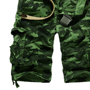 Nouveau design tendance 2026, shorts cargo pour hommes, shorts cargo décontractés élastiques pour hommes, logo personnalisé, shorts en coton, fabrication au Pakistan, OEM - Product Image 3