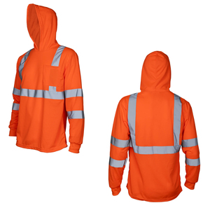 OEM ODM Wholesale Price Working Safety Wear Men's Reflective Hoodie for Sale <b>Hi</b> <b>Vis</b> Safety <b>Jackets</b> Hoodies - Product Image 1