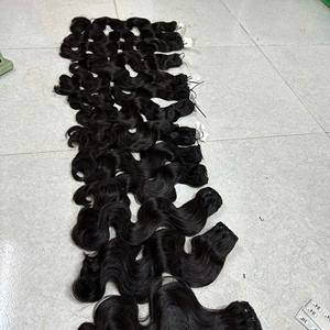 ผมต่อผมมนุษย์แท้เรมี่ธรรมชาติปลายแบนมีสองหัวตรงปลายแบน - Product Image 3