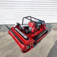 Livraison Gratuite Tondeuse Robot Télécommandée sur Chenilles 1000mm 11HP Diesel Démarrage Électrique pour Pentes – Prix Abordable