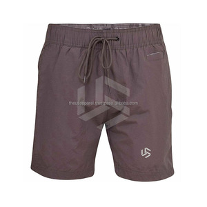 100% Cotton Fleece Eco-Friendly Quick Dry Breathable Custom Logo & Color Athletic Men's Sweat Shorts with Side <b>Strips</b> - Product Image 4