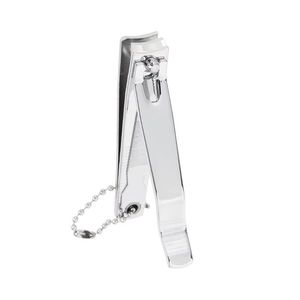 Keychain Nail Clipper Silver Stainless Steel Ball Chain Finger Trimmer Professional Portable Manicure Travel Grooming Device - Product Image 3