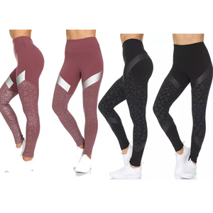 Leggings de sport personnalisés pour femmes, taille haute, pour la gym et le yoga, sublimés, en Spandex et Nylon, OEM en gros - Product Image 5