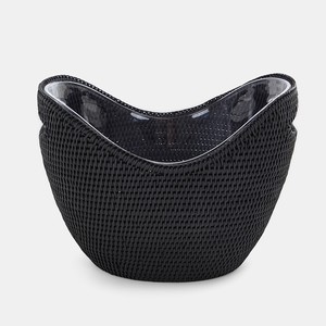 Handmade ice bucket rattan cooler <b>box</b> drink chiller container for <b>camping</b> picnic outdoor dining - Product Image 5