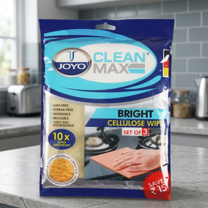 Premium <b>Laminated</b> Printed Reusable Storage <b>Pouch</b> for Cellulose Cleaning Wipes Set of 3 Durable Water-Resistant Multipurpose Use - Product Image 2