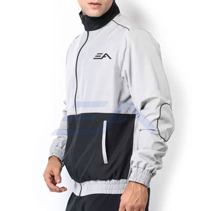 Chaquetas Cortavientos de Invierno para Hombre, Servicio OEM, Cuello Alto, Logotipo Frontal, Ecológicas, Transpirables, Alta Calidad, MOQ Bajo - Product Image 5