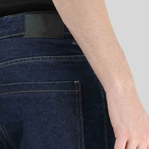 Nouveau jean en denim uni pour homme, coupe skinny, personnalisé, déchiré, respirant, prix abordable - Product Image 5