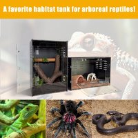 Habitat en PVC personnalisé pour Gecko Gargoyle, résistant aux UV, non toxique, installation facile, fabricant direct, expédition rapide, enclos pour Gecko