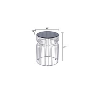 CT901 ET901 Tavolino da Caffè Moderno Contemporaneo da 30 Pollici con Base a Incastro e Piano in Vetro Temperato Colorato, Altezza 21 Pollici - Product Image 5