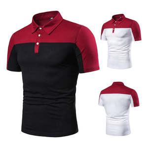 เสื้อโปโลปักลายตามสั่ง ผ้าฝ้าย สำหรับผู้ชาย สวมใส่สบาย สีพื้น แห้งเร็ว แฟชั่นฤดูร้อน แบรนด์ดัง 220 กรัม เสื้อโปโลแท้สำหรับตีกอล์ฟ - Product Image 1