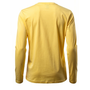 T-shirt à manches longues pour homme, 100% coton, col rond, décontracté, tricoté, t-shirts pour homme, col rond, style streetwear d'été, t-shirts pour homme - Product Image 2