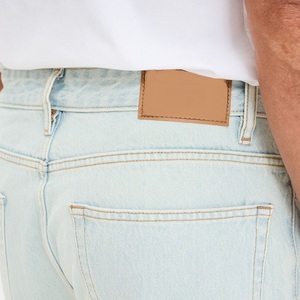 กางเกงยีนส์ผ้าฝ้าย 100% ทรงหลวมสบาย เอวมาตรฐานสำหรับผู้ชาย 5 กระเป๋า สไตล์ลำลองแนวสตรีทแฟชั่น ซิปหน้า สไตล์คลาสสิกสำหรับทุกวัน - Product Image 4