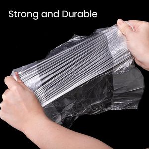 ถุงช้อปปิ้งใสแบบมีหูหิ้วสำหรับใส่เสื้อยืด ถุงพลาสติกใส่ของชำแบบขายส่ง ถุงหิ้วสำหรับร้านอาหารขนาดใหญ่ ถุงสำหรับธุรกิจขนาดเล็ก - Product Image 6