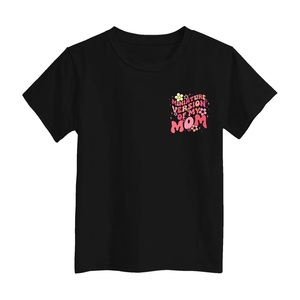 Camiseta de Manga Corta con Cuello Redondo, 100% Algodón, Tejido Casual, Ecológico, Antiencogimiento, Secado Rápido, Antipilling, Transpirable, Tallas Grandes, Estampada - Product Image 2