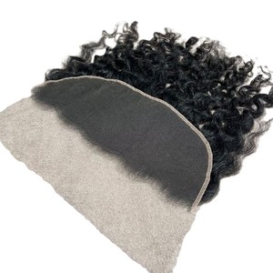 <b>Lace</b> <b>Front</b> Indian Hair Remy Hair <b>Wig</b> Kinky Curl Black Soft - Product Image 2