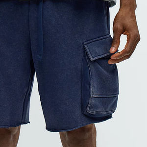 Pantalones Cortos para Hombre con Lavado Ácido, Bolsillos Cargo y Diseño de Logotipo Personalizable a Precio Económico para Compradores al por Mayor, Estilo Casual y Moderno - Product Image 4