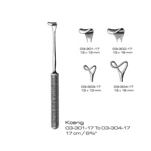 เครื่องมือผ่าตัด IAA SURGICAL INSTRUMENTS รุ่น IAA-R-202 รีแทรคเตอร์ 20 ซม. 8 นิ้ว แบบใช้มือ ทำจากสแตนเลส สำหรับการผ่าตัดทั่วไป ขนาด 9x8/9x18 มม. สำหรับโรงพยาบาล - Product Image 1