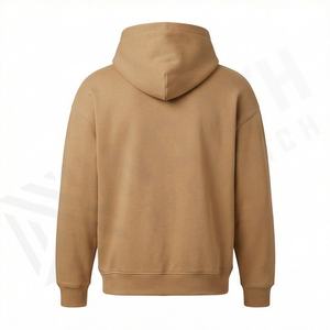 Sudadera con Capucha Oversize Lisa Teñida y Bordada, Transpirable, de Algodón, para Serigrafía y Personalización de Marca, Color Personalizado - Product Image 2