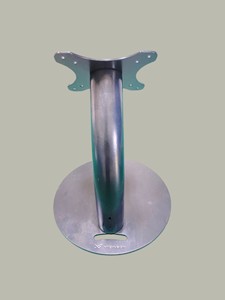 ขาตั้งทีวีเหล็กเคลือบสีฝุ่นมาตรฐาน VESA พร้อมที่ยึดจอคอมพิวเตอร์แบบตั้งโต๊ะฐานกลมแข็งแรง - Product Image 6