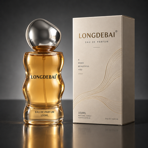 Manufacture Customized Crimp Empty perfume bottle 30Ml 50Ml 100Ml irregular Fragrance bottle Luxury glass Perfume Bottle - Product Image 1