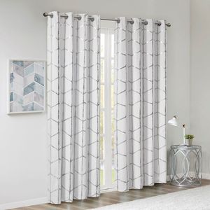 Pannello della tenda della parte superiore del singolo Grommet con oscuramento totale & stampa metallica soltanto 1 Pc disponibile - Product Image 1