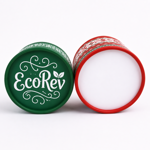 EcoRev Biodegradable Eco-Friendly Custom Wholesale Cardboard Round Paper Tube Perfume Box <b>Packaging</b> - Product Image 6
