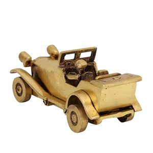 Brass Vintage Open <b>Car</b> Figurine Showpiece Classic Antique Finish Decorative Statue for Home Office Centre <b>Table</b> - Product Image 2