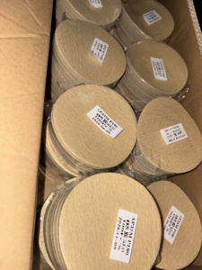 Disque abrasif RIKEN 115 mm P120, dureté moyenne, pour meuleuse d'angle, ponçage de l'acier, fabrication OEM au Vietnam - Product Image 6