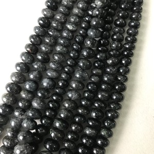 ลูกปัดรูไทล์สีดำเกรด AAA แท้ 100% รับรองโดย IGI ขนาด 6 มม.-14 มม. หินไฟ Vivaaz Gems Jaipur สำหรับทำเครื่องประดับ - Product Image 4