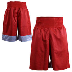 Shorts de MMA Ligeros para Hombre al por Mayor, Shorts de Boxeo de Seda Satinada Elástica con Cintura Elástica, Uniforme Profesional de Kick Boxing - Product Image 3