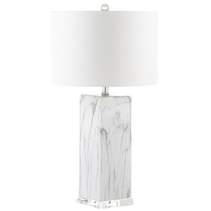 Lámpara Contemporánea Refinada con Elegante Pantalla de Tambor, Distintiva Vetas Naturales y Estilo Premium para el Hogar - Product Image 2