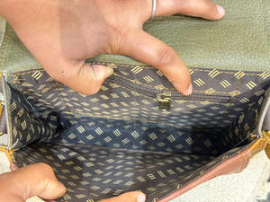 Nouveaux sacs à main en cuir recyclé pour femmes de créateur sac à main multicolore de vente à chaud sacs à bandoulière multi-usages uniques et élégants pour femmes - Product Image 6