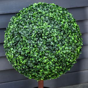 Palla di Bosso Artificiale da 23,5 Pollici, Albero Decorativo per Casa, Balcone, Giardino, Vaso Decorativo Finto per Piante Artificiali - Product Image 3