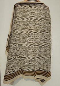 ผ้าซิ่นชายหาดพิมพ์ลายด้วยมือสำหรับผู้หญิง ผ้าพันคอชายหาดผ้าฝ้าย ผ้าคลุมชายหาด ปาเรโอ ชุดว่ายน้ำชายหาด ผ้าคลุมชายหาด ลุงกีอินเดีย - Product Image 3