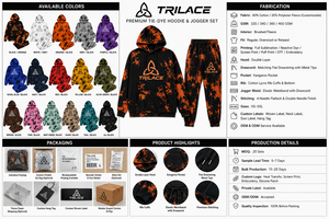 Custom High Quality Winter Streetwear Men's <b>Tie</b> <b>Dye</b> Hooded 2-Piece Breathable 100% Cotton Tracksuit <b>Set</b> with Printed Design - Product Image 6