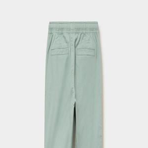 Pantalon Chino Garçon Vert Pastel en Coton Extensible Vintage Imperméable Confortable Taille Ajustable Coupe Droite Décontracté pour Enfants - Product Image 5