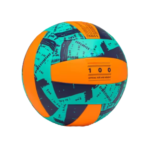 Ballon de volley-ball d'intérieur personnalisé avec logo, pour entraînement en équipe, taille officielle 5, surface en microfibre premium - Product Image 3