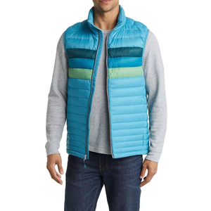 Chaleco Acolchado CLOVIX SPORTS para Hombre, Cuello Alto, Color Sólido, Cierre de Cremallera, Impermeable, Resistente al Viento, Ecológico, Casual, Invierno - Product Image 4