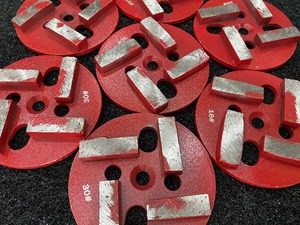 KA 4-Segment 12mm 4-in Resin+Diamond Powder Dry Polishing Pad Grit Range #0-5 OEM Compatible for <b>Angle</b> <b>Grinder</b> Stone Marble - Product Image 5