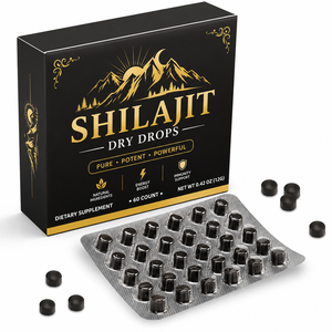 Comprimés de Shilajit de l'Himalaya 100% originaux OEM/ODM, comprimés de Shilajit pur de haute qualité pour hommes et femmes, soutien énergétique et d'endurance - Product Image 1