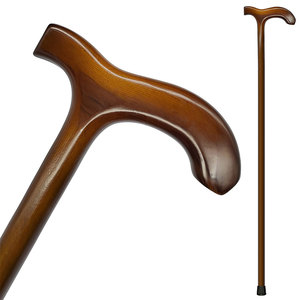 Bâtons de marche en bois modernes de qualité supérieure, légers, avec embouts antidérapants durables pour adultes - Product Image 1