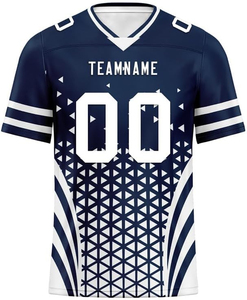 Custom Latest Design Heat-Transfer Printed Rugby Jerseys Uniform Short 100% Polyester Breathable Quick Dry <b>Low</b> MOQ Factory Price - Product Image 3