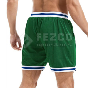 Shorts décontractés coupe-vent en polyester 100% respirant et absorbant l'humidité avec taille élastique pour hommes, vêtements de sport pour adultes - Product Image 3